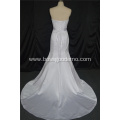 Customize Pure white/ivory Plus Size Church Mermaid Tulle Lace Pearl Bride wedding dresses for women gowns